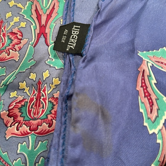 Liberty of London All Silk Scraf Floral Retails: $350 - Picture 4 of 5